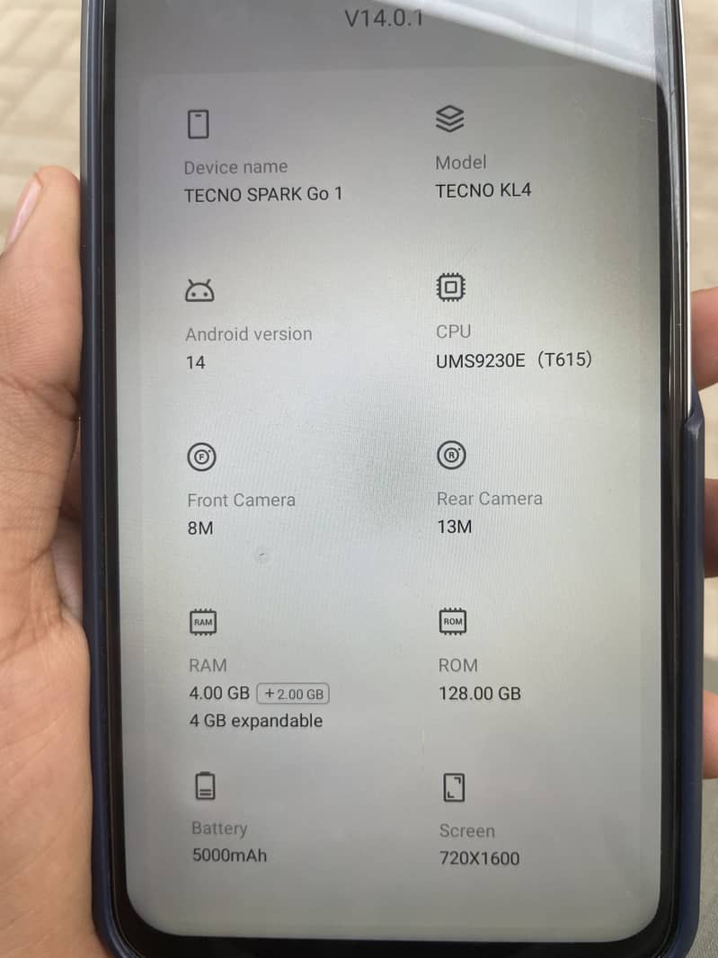 Techno Spark Go 1 6