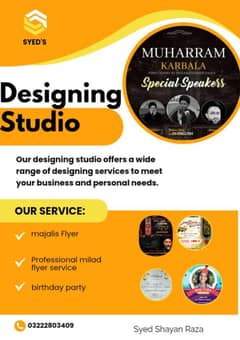 flyer,poster, invitation card making service available
