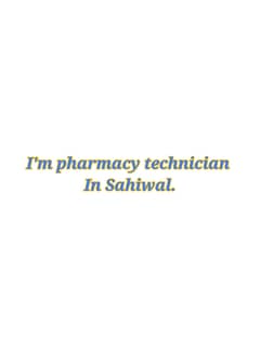pharmacy technician