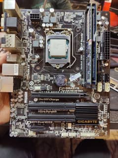 Gigabyte H81M-HD3 + Intel Core i5 4590 + 4x2 8GB DDR3 1600 RAM Combo