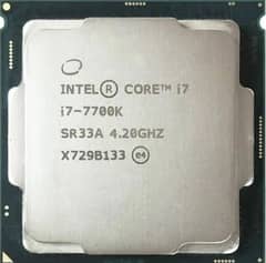 Intel i7 7700k Gaming processor