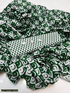 2 PCs Women unstitched lawn suit for 14 august
