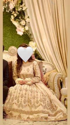 Double Layer Maxi Nikkah, Valima, Engagement Dress