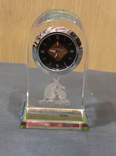 Crystal Desk Clock
