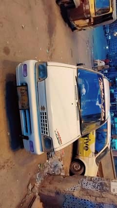 Suzuki mehran 1997 white Colour