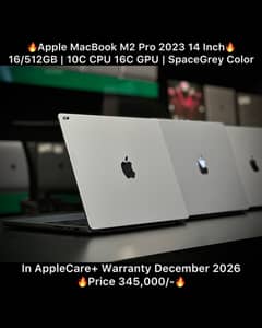 Macbook Pro M2 16GB 512GB 14 Inch 2023 Best Laptop Price in Pakistan