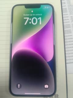 Iphone for 14 cell . bettry Health 100 only 2 month use.