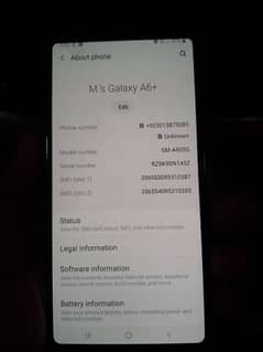 Samsung A6 plus  4/64 dual official