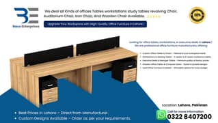 Office Table/Workstation - Call Center - LaptopTable - Executive Table