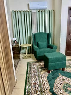 Rocking Chair with Footrest