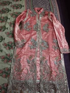 Open Shirt , Plazo with Net Duppata