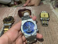 Luxury stainless steel watch