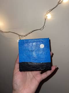 Midnight Scenery Canvas Painting