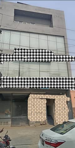 6.5 marla commercial plaza 5 floors with basement at best location in canal garden lahore