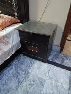 Wooden Bed, almost unused.
