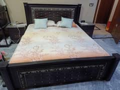Wooden Bed, almost unused.