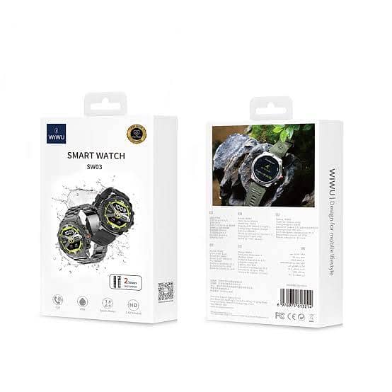 Wiwu Sw03 Smart Watch Amoled Display 4