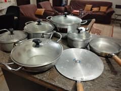 chef stainless steel cookware set