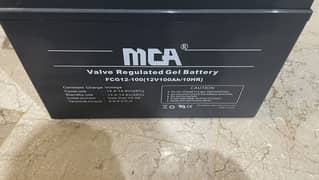 MCA Gel Battery 12V 100 FG 12 - 100 Used