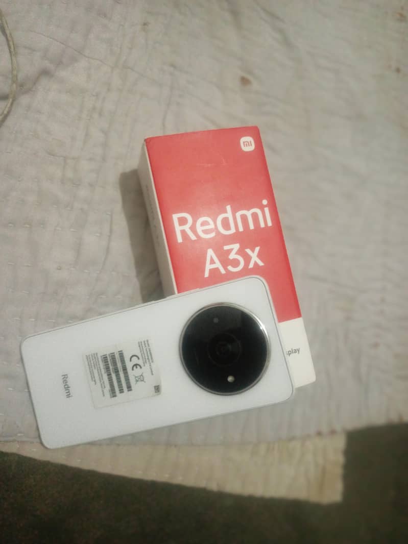 Redmi A3x new mobile with box 10/10 condition seald exchange possible 7