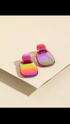 hollow drop earrings