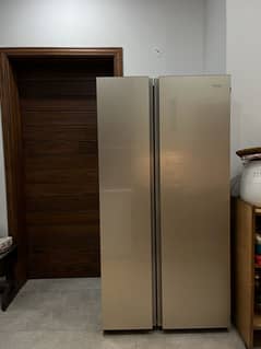 Haier double door refrigerator for sale