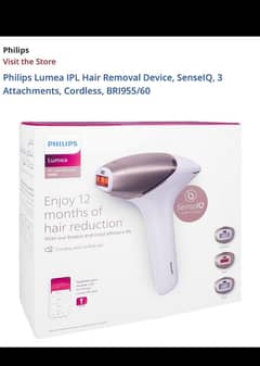 Philips lumea IPL hair removal device