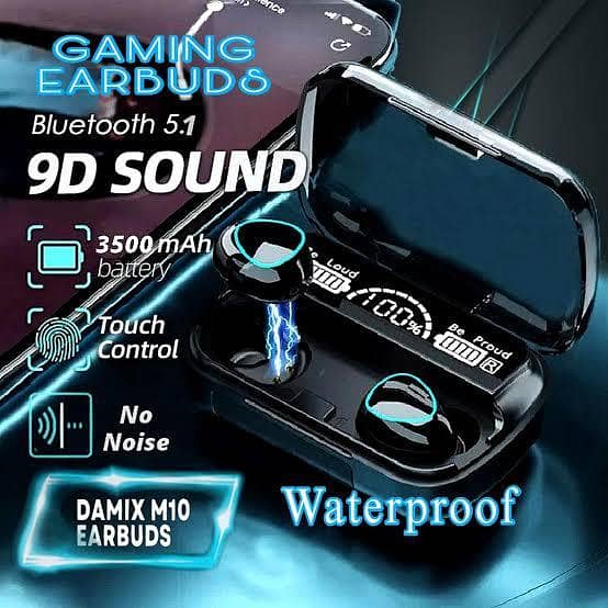M10 Wireless Bluetooth Earbuds 8