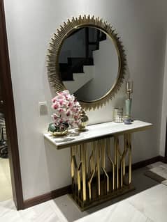 Beautiful console n mirror bought from Isurfaces phase 4 dha