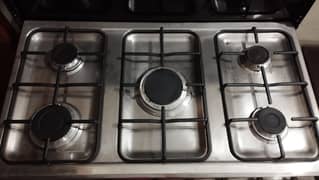 ambassador 5 burner cooking range