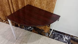 side table dark brown made of high quality sheet