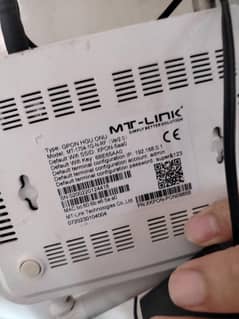 Mt link Fiber wifi Router & tv cable xpon support
