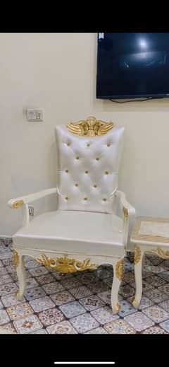 Royale Room Chairs in royal white colour