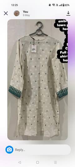 3 piece embroidery dress