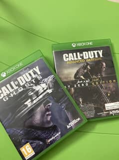 Call of duty Ghost and Advanced warfare Xbox One used disk