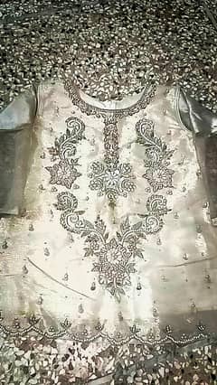 silver lehanga