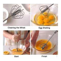 Hand steel mixer