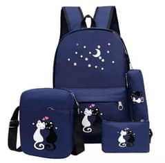 4 Pcs Multipurpose Backpack