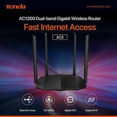 Tenda Gigabit Ac8 Router Dual Band ac1200