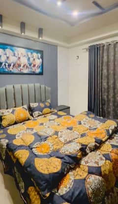 daily basis weekly basis one bad fully furnished luxury apertment available for rent gulbreg greens islamabad