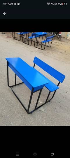 Iron Desk nd chair set in different designs