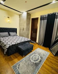 daily basis weekly basis one bad fully furnished luxury apertment available for rent gulbreg greens islamabad