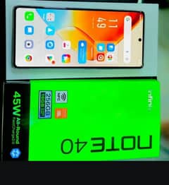 Infinix note 40 in lush condition
