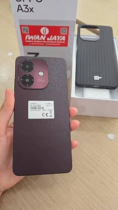Oppo A3x with box and charger