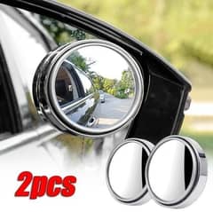 2pcs Round Blind Spot Mirrors – Wide-angle Lens
