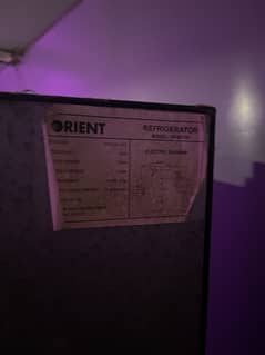 Orient frige