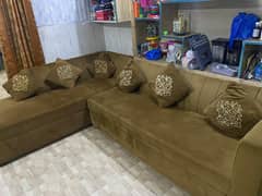 L shaped sofa