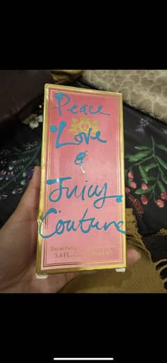 Peace love and juicy couture ladies perfume new