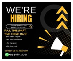 Staff Required For Office Work,Online Marketing And Product Selling