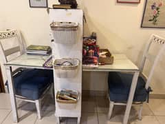 Dual Study table with chairs